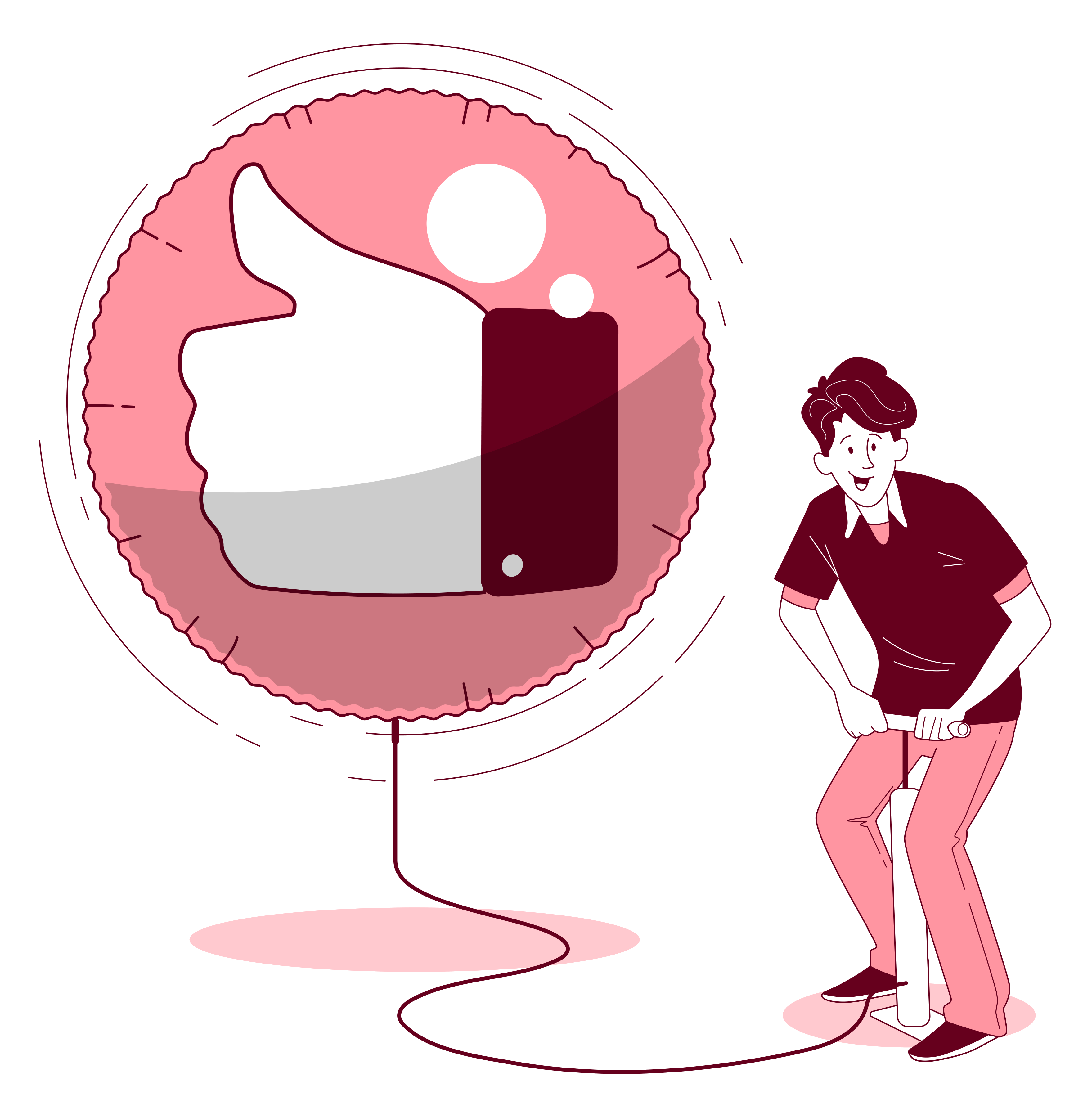 Thank You Illustration - Message Received